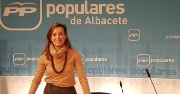 Navarro en la sede de Albacete durante la rueda de prensa