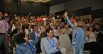 Cospedal a su llegada al Congreso provincial del PP de Albacete