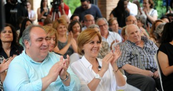 Cospedal en el acto de inauguración de la campaña electoral en Toledo