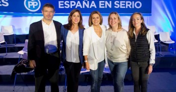 Cospedal con los cabeza de lista de las 5 provincias de Castilla-La Mancha