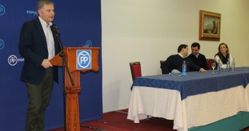 Cañizares durante su intervención en la clausura de la intermunicpal del PP de Albacete