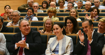Tirado junto a la nueva presidenta del PP de Illescas y Gregorio presidente provincial