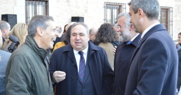 Vicente Tirado con Jaime Ramos, Jesús Fuentes y el presidente de la Diputación provincial de Toledo