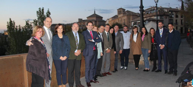 Nuñez y Agudo con el Grupo Municipal Popular del Ayuntamiento de Toledo