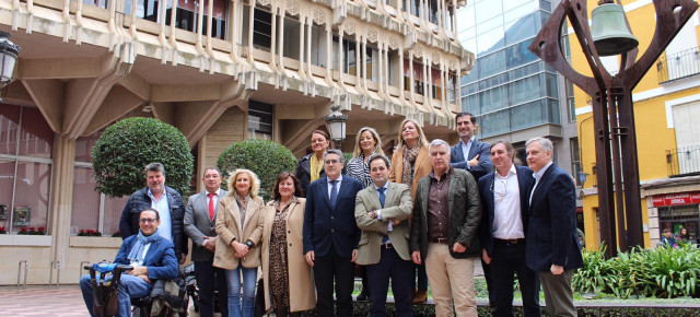 Nuñez, con el Grupo Municipal de Ciudad Real