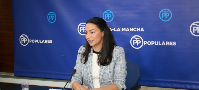 Claudia Alonso, en rueda de prensa