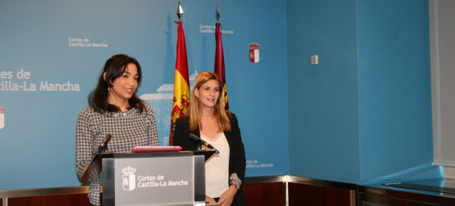Alonso y Agudo en rueda de prensa previa a la comisión parlamentaria