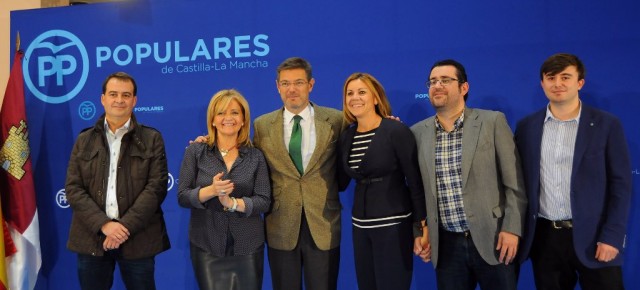 Cospedal con la candidatura al congreso y senado del PP de la provincia de Cuenca