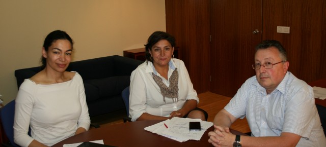 Alonso y Arnedo junto al Presidente Nacional de CONCAPA