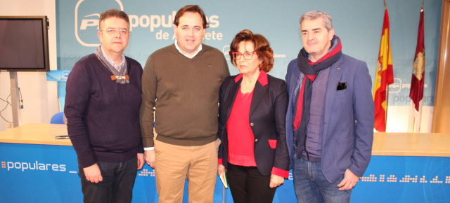 Nuñez y Riolobos en la sede del PP de Albacete