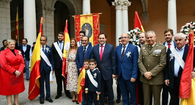 Nuñez durante el acto de "La Leyenda del Tinaní de Quismondo´ en el Museo del Ejército de Toledo
